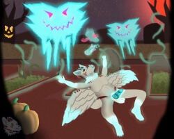 mythology, aethireal_delight, aethireal_delight_(artist), cemetery, chain