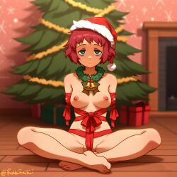 tezuka_rin, katawa_shoujo, amputee, cristmas, solo