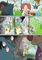 ditto, ditto_(pokemon), ditto_(pokemon_pokopia), eeveelution, leafeon