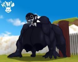 chain_chomp, female_chain_chomp, gigi_(thecoatl034), mario_(series), nintendo