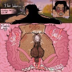 suguru_geto, jujutsu_kaisen, cultteabagging, 1boy, back_view