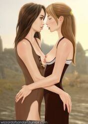 camilla_valerius, ysolda, skyrim, the_elder_scrolls, wizardofsand