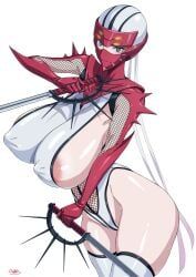 hibana, kunoichi_(game), nightshade_(game), fwaf, alternate_breast_size