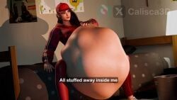 evie_(fortnite), ruby_(fortnite), fortnite, calisca3d, belly