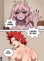 ashido_mina, ashido_mina_time-skip, eijirou_kirishima, kirishima_eijirou, mina_ashido