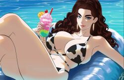 hera, hera_(mythology), greek_mythology, big_breasts, brunette