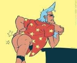 cutty_flam, franky, franky_(one_piece), one_piece, goatene