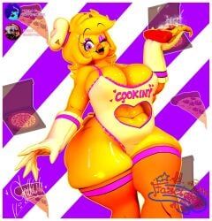 chica_(cally3d), chica_(fnaf), chiku, chiku_(cryptia), chiku_(cryptiacurves)