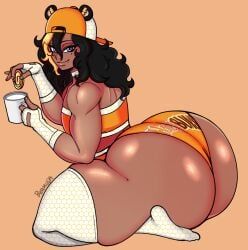 kuma_(kumaccino), oc, original_character, original, bermuda_art