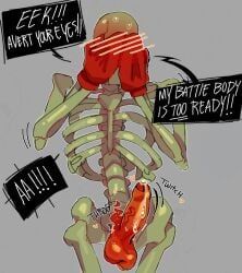 papyrus, undertale_(series), strapmercy, 1boy, balls