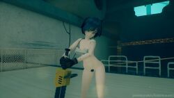 p_(motorslice), motorslice, blue_hair, female_pubic_hair, moles