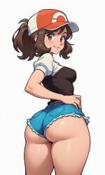 elaine_(pokemon), pokemon, 1girl, ass, ass_focus