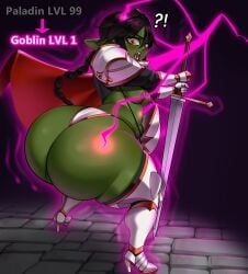 strongmoist, ?!, ass, ass_expansion, black_hair