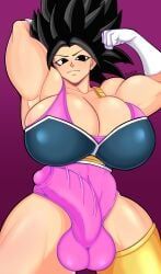 caulifla, dragon_ball, dragon_ball_super, bermuda_art, 1futa