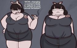 tracy_(mewgenics), mewgenics, fat_female, from_below, weight_gain