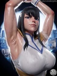 kiryuuin_satsuki, kill_la_kill, cinderpits, 1girls, armpit