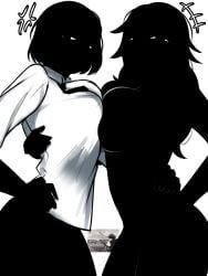 oc, original_character, original_characters, raseru, 2girls