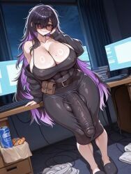 label_(nikke), goddess_of_victory:_nikke, truegoon, 1futa, 1girl