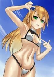 noel_vermillion, arc_system_works, blazblue, 1girls, arm_up