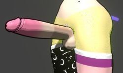 hannah_(cosmichannah), cosmichannah, 1girls, 1transfem, big_penis
