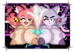 irritable_ghost_(deltarune), kris_(dark_world_form), kris_(deltarune), pink_(deltarune), deltarune