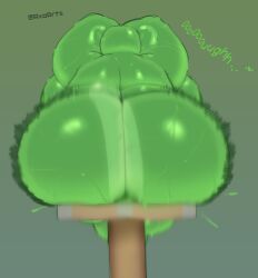 oc, slime_(minecraft), axoarts, 1boy, asshole
