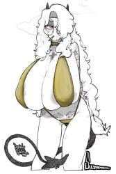 zdrada_(helltaker), helltaker, ayatakazumu, 1girls, areola_bulge