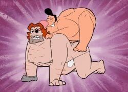 harold_(billy_and_mandy), hoss_delgado, the_grim_adventures_of_billy_and_mandy, maloba, 2boys