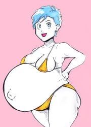 bulma_briefs, dragon_ball, mayternity, nasuokaa-san, 1girls