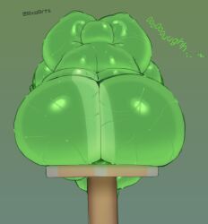 oc, slime_(minecraft), axoarts, 1boy, asshole
