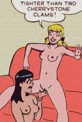 betty_cooper, veronica_lodge, archie_comics, betty_and_veronica, 2girls