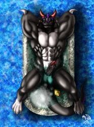 blackdragon, ilotoxy, abs, balls, bath