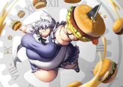 izayoi_sakuya, sakuya_izayoi, touhou, jeetdoh, fat_female