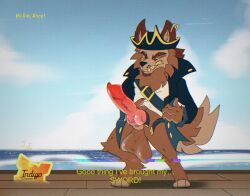 skurv_the_coyote_(indigo_park), indigo_park, wrigglywormz, anthro, balls