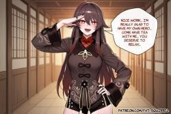 hu_tao_(genshin_impact), genshin_impact, fatest_squirrel, 1girl, black_nails