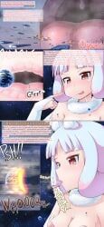 ochiko_terada, burp, burping, earth, female