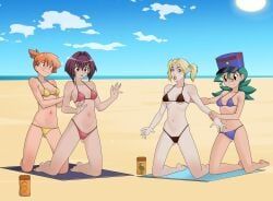 gwen_tennyson, gwen_tennyson_(classic), jeanette_voerman, karin_maaka, kasumi_(pokemon)