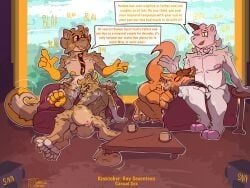 mythology, judasthesinner, anthro, anthro_on_anthro, anthro_penetrated