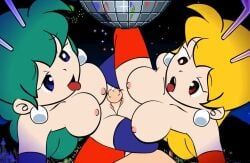 akane_(parodius), hikaru_(parodius), konami, parodius, parodius_animation_(minus8)