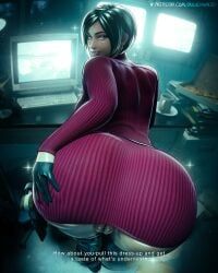ada_wong, resident_evil, resident_evil_4, mikadawn, 1girl