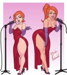 gwen_tennyson, jessica_rabbit_(cosplay), ben_10, cartoon_network, who_framed_roger_rabbit