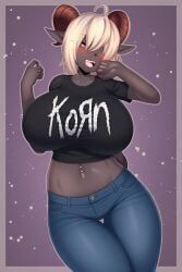 samantha_tailzkim, korn, jeshua_58, 1girls, antropomorph