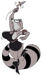 original_character, uva_the_raccoon, oc, diegutan, 1girls
