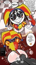 caine, caine_(tadc), caine_(the_amazing_digital_circus), evil_pomni_(tadc), evil_pomni_(the_amazing_digital_circus)