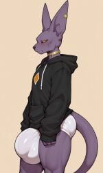 beerus, dragon_ball_super, dragon_ball_z, big_ass, big_ass_(male)