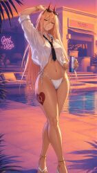 power_(chainsaw_man), chainsaw_man, grand_theft_auto, zindabad, 1girl