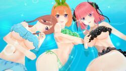 nakano_miku, nakano_nino, nakano_yotsuba, go-toubun_no_hanayome, tezuka_productions