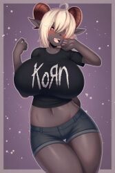 samantha_tailzkim, korn, jeshua_58, 1girls, arm_up