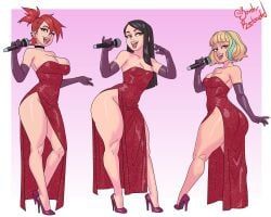 frankie_foster, heather_(tdi), jackie_lynn_thomas, jessica_rabbit_(cosplay), foster's_home_for_imaginary_friends