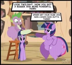 spike_(mlp), twilight_sparkle_(mlp), my_little_pony, bonguitoweon, 1boy